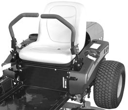 Seat Adjustment (9548, 50, 70) (Figure 6) Push lever back and slide seat forward or backward to the desired position. Release lever to lock seat in position.