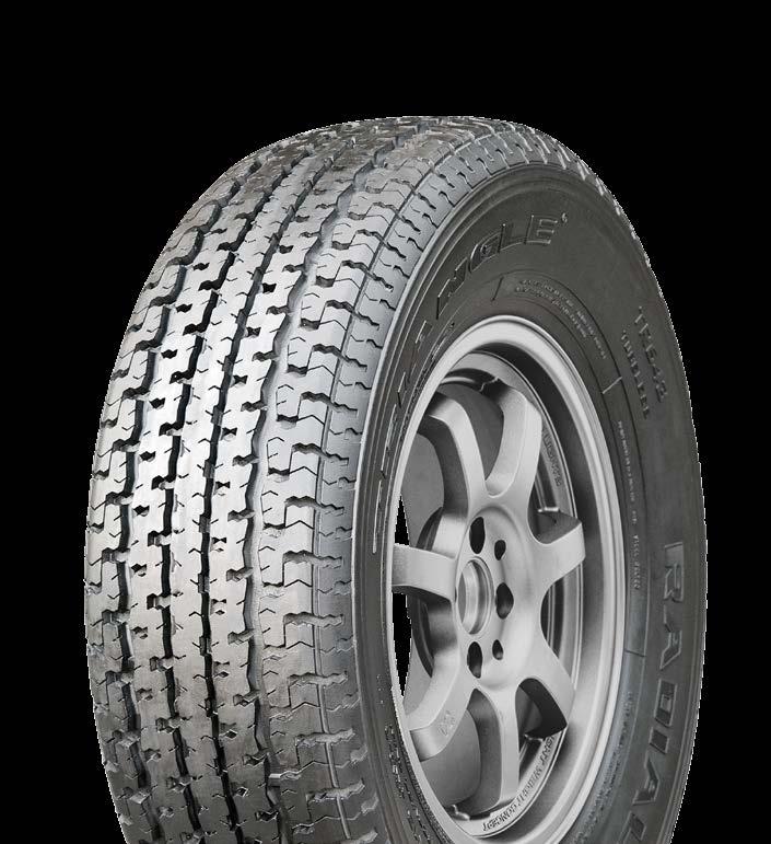 tr643 ST Radial tire The TR643 ST Radial is a premium trailer tire that delivers exceptional stability together with long tread wear characteristics. Size Ply T.D. O.D. S.W. S.L.R. Rim Single L.C.