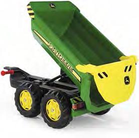 Has an hand operated tipping action through the tailgate. The deep sides make this the perfect trailer to transport smaller items such as sand and soil.