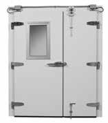 Single doors are suitable for personnel passage and hand cart traffic, whilst double doors may be specified for