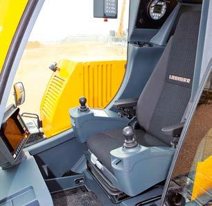 roof screen hinged Crane driver seat with