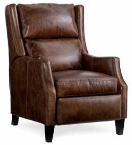 1/2D x 41H Seat Width: 20 1/2 1/2 Distance from Wall to Fully Recline: 16 Chair in Full