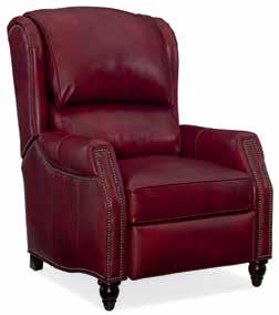 Depth: 20 Arm Height: 26 Distance from Wall to Fully Recline: 16 Chair in Full