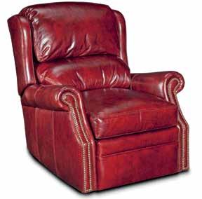 1/2H Seat Width: 21 Arm Height: 26 Distance from Wall to Fully Recline: 4 1/2 Chair in Full Recline: 70 *Standard with power wand remote *Also