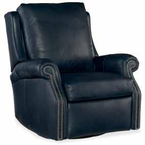 not pictured: Presidential 4128 33W x 36 1/4D x 43H Seat Width: 22 Seat Depth: 18 1/2 1/2 Distance from Wall to Fully Recline: 18 Chair in Full