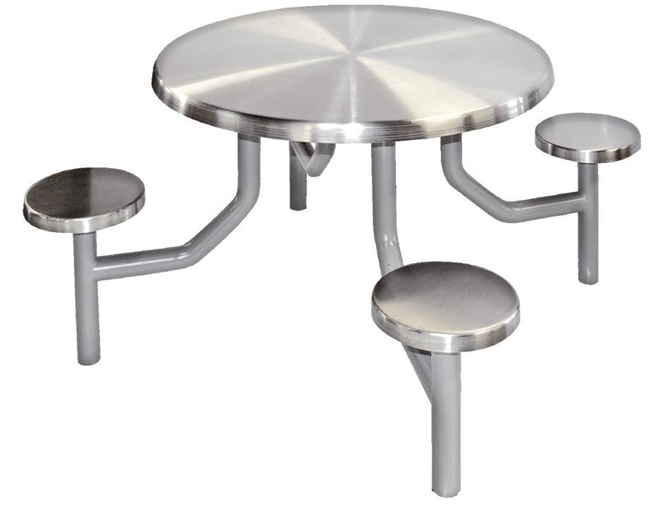 Dayroom Table DT3000 The round DT3000 Dayroom table from PDI provides costeffective, long-term value, and Fabricated with hard-wearing stainless steel on table top and seats for long-lasting value;