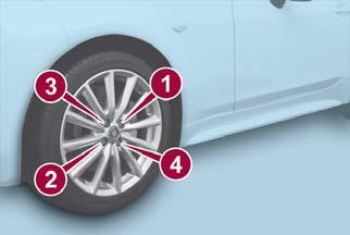 Mounting The Tire Proceed as follows: 1. Remove dirt and grime from the mounting surfaces of the wheel and hub, including the hub bolts, with a cloth. Caution!