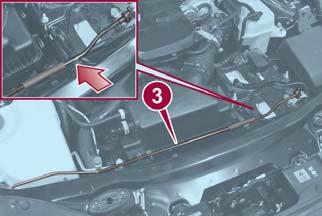 07030201-130-888 Support Rod Location 3 Support Rod 07030201-123-002 Inserting Support Rod Into Hole 4 Support Rod Hole Closing The Hood To close the hood, proceed as follows: 1.