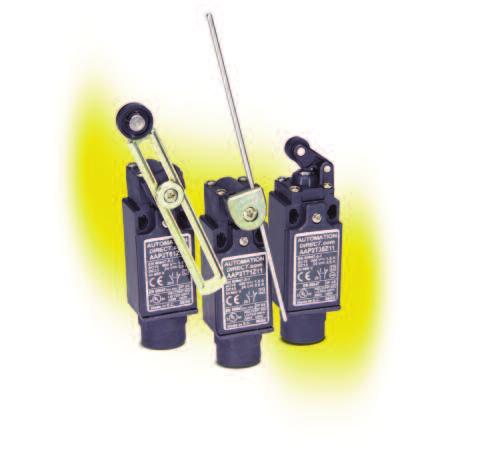 50 Double-insulated plastic IEC limit switch Double-insulated plastic IEC limit switches feature: Electrically-isolated PBT bodies for corrosive environments Single conduit openings in ½" NPT or PG3.