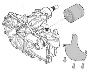 The hydraulic fluid should be at the cold fill line of the expansion tank. 8. Repeat steps 7 for the other transaxle. 9. Follow the instructions in Add Hydraulic Fluid on page 6.. Vent Plug 4.