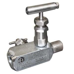Block & Bleed Valves HB50/51 Series Block & Bleed Valve The HB50 features a fully packed and backseated block valve along with a bleed valve with directional discharge tube and stem stop.