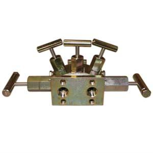 Five Valve Manifolds HM56 Series Blowdown Manifold The HM56 Series performs the block and equalizing functions of a standard three valve manifold and provides two additional block valves to be