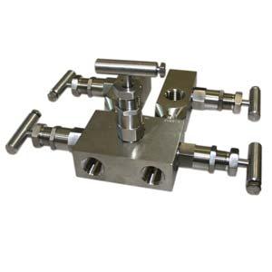 HM57 Series Metering Manifold The HM57 Series combines two shutoff valves, two equalizing valves, and a vent/ calibration valve into a single, compact assembly.