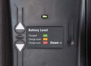 To prevent long-term NOTICE battery damage, remove the battery from the battery box and place it in the charger every night, even if the battery level indicator is still green.