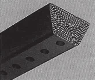 Standard Range 3 Perforated Open-End V-belts Fig. 13 b h Fig.