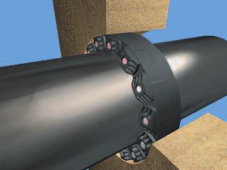 Link-Seal Modular Seals General Information Application range Link-Seal Modular Seals are considered to be the premier method for permanently sealing pipes of any size passing through walls, floors