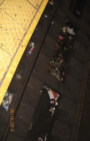 We analyzed NYCT records of cleanings between September 2013 and August 2014 for the Atlantic Avenue - Barclay station, which has three subway lines running into it: the Eastern Parkway Line - 2, 3,