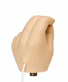 Child CAPP Hand Specifications Wrist to fingertip: 3.3 in. (84 mm) Weight: 5.7 oz.