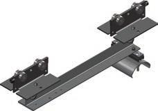 on a 22 (559 mm) long galvanized or stainless steel bracket. Includes fittings to attach control box.