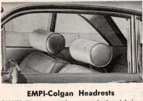 The gauge panel was similar to the style sold by another long-gone manufacturer, Ropal.  As the EMPI grew their line of parts began to extend to the Corvair itself.