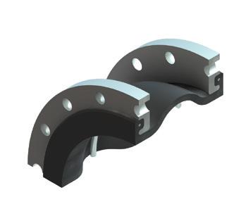 MAC-W Series These are the standard moulded Expansion Joints consisting on high quality rubber body incorporating floating flanges in zinc plated carbon steel as a standard.