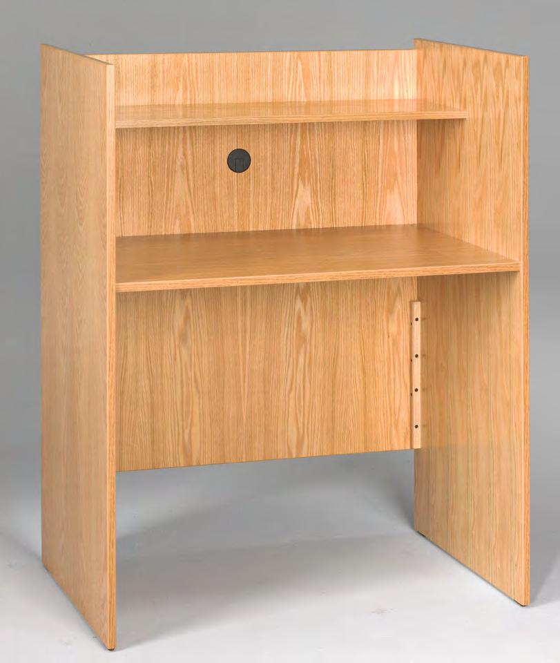 R R L & O O K S H L Study arrel 390320 36 W x 24 x 47 H ookshelf 390420 30½ W x 24 x 30 H LONGVITY Our engineers were challenged to develop a