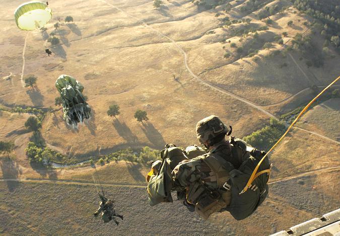 AIRBORNE EQUIPMENT (Cont d) Airborne operations require an improved capability for the recovery, assembly, and accountability from geographical dispersions on a drop zone by a unit.