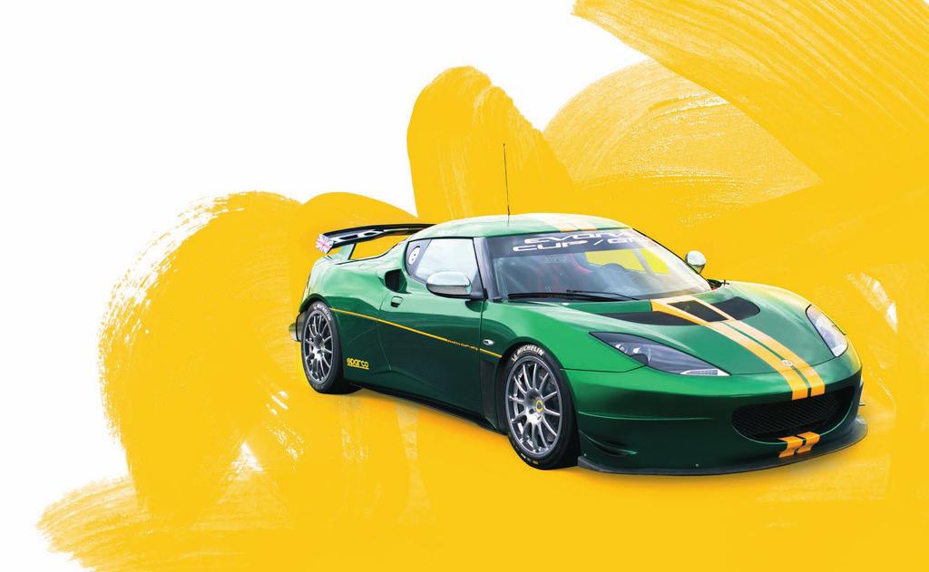 Evora Cup GT4 Car Specification Performance Specification MAX POWER MAX TORQUE MAX ENGINE REVS FUEL RATING ENGINE POSITION UNLADEN VEHICLE MASS Powertrain Specification ENGINE ENGINE MANAGEMENT
