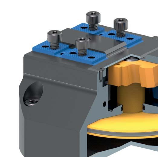 POWER-OPERATED CENTERING VICES The new power-operated centering vices have a number of advantages.