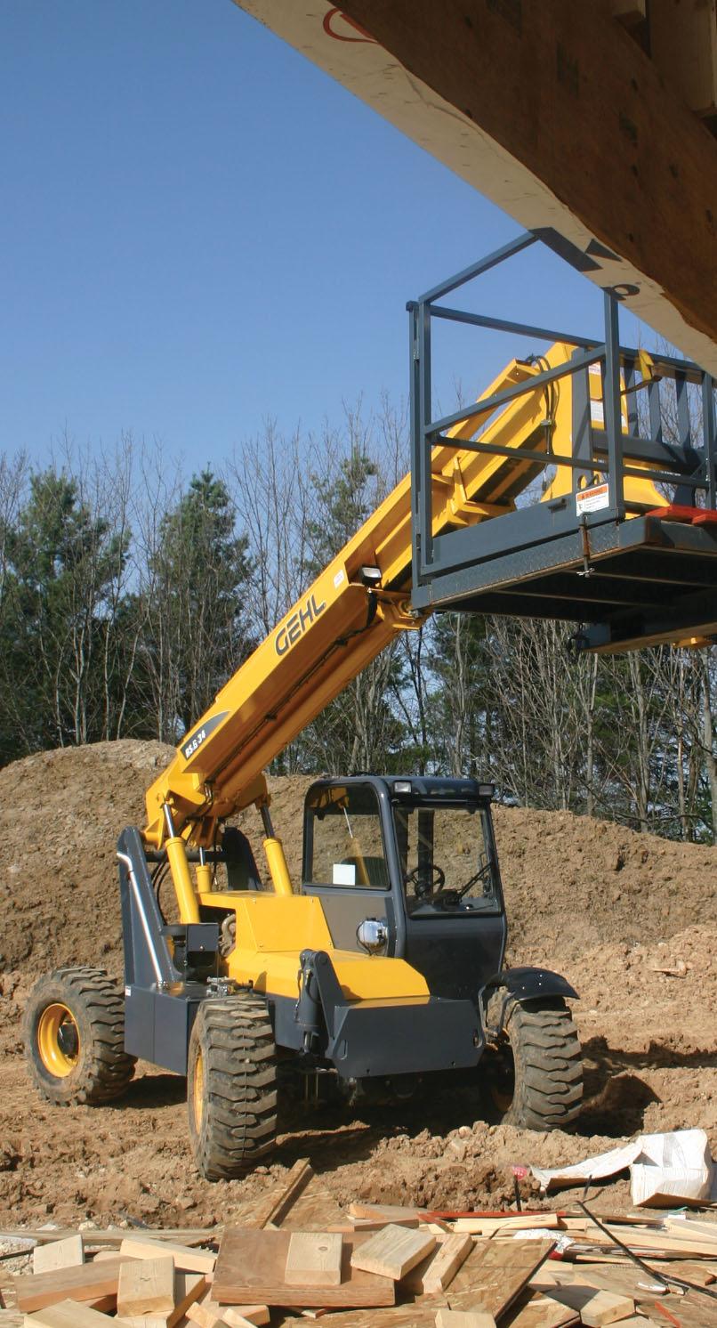 MODELS RS6-34 RS6-42 RS8-42 RS8-44 Get endless possibilities with the RS Series Telescopic Handlers from Gehl.