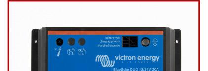 SOLAR-CHARGE CONTROLLER BlueSolar 12/24-10 10A at 12V or 24V * Low cost PWM controller.