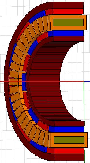 2 Finite Element Modeling of Motor To validate the proposed analytical ECM, the RFTR PMBL is modeled in