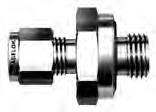 STRAIGHT FITTINGS Male Connectors O-Seal (SAE/MS Straight Thread) SAE/MS Thread /6 5/6-24 -00--OR 5/6-24 -200--OR 3/6-24 -300--OR 7/6-20 -400--OR 5/6-20