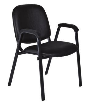 18" Seat Height SIDE & GUEST 8" 8" The Ace is more that just a basic stack chair; it s a comfortable, versatile chair at home in both reception and training