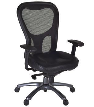 x 20" Seat Dimensions 20.5 x 26 Back Dimensions 17.5-21.5" Seat Height 7.5 The Mesa chair adds class and style to any home or professional office.