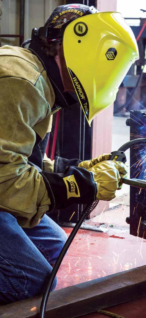 TWECO FUSION MIG GUN SERIES FEATURES EASY TO MANEUVER in various welding positions to reduce operator fatigue RUGGED DESIGN with steel spring strain relief built tough to last ERGONOMIC HANDLE DESIGN