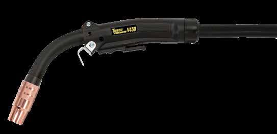 SPRAY MASTER V450 AMP MIG GUN 80% Duty Cycle Mixed Gases Suitable for Heavy Duty Fabrication.