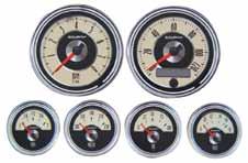 2-1/16 Gauges Fuel level gauge AU1206 is for use with the universal fuel level sender, part# AU3262. Oil pressure gauge includes 1/8 NPT sender and 1/4 NPT adapter.
