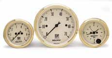 2-1/16 ANTIQUE IVORY Gauges To use a fuel level gauge with your original sender, measure the resistance at empty and full and select the matching gauge.