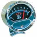 just what you need for that authentic look. Oil pressure and water temperature gauges are mechanical. These gauges are illuminated.