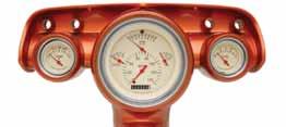 A gear selection indicator insert for automatic or overdrive transmission is optional. Fits your stock gauge bezel.