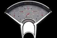 1/8 Fuel, Volt, Tach, Temp, Oil 57 Chevy Pod Cluster This exclusive Gauge set is only available from Classic Instruments.