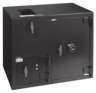 Lock and relock protected by large ADDITIONAL FEATURES: WIDE BODY MODEL 2731 DOOR: (3) 1" x ½" rectangular plated bolts.