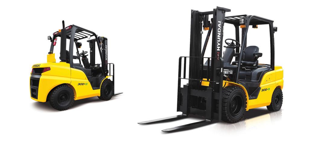 New Diesel Forklift with Proven Quality and Advanced Technology Maximum performance Spacious operator's cab Switch type parking brake 5.