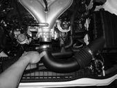 Figure 3 Stock air intake cleaner and air ducts