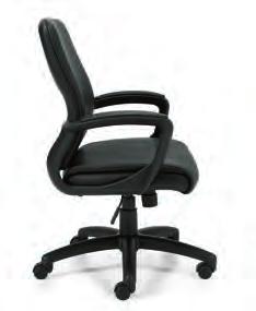 List price $325 Luxhide Tilter Chair Stocked in Black Luxhide