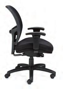 List price $500 Mesh Seat Synchro-Tilt Chair Features a Black mesh back and mesh seat, pneumatic seat height adjustment, adjustable lumbar support,