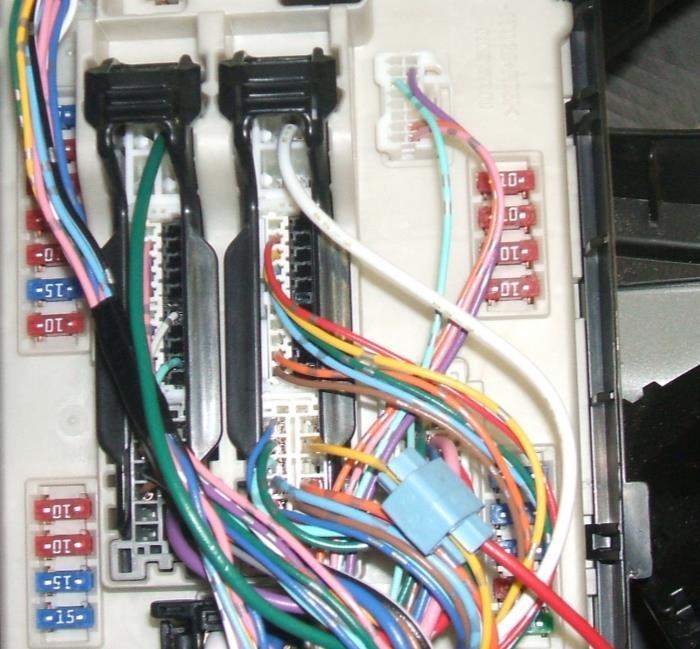 9. Mount the relay inside the master cylinder compartment. Wire the relay per the wire diagram.