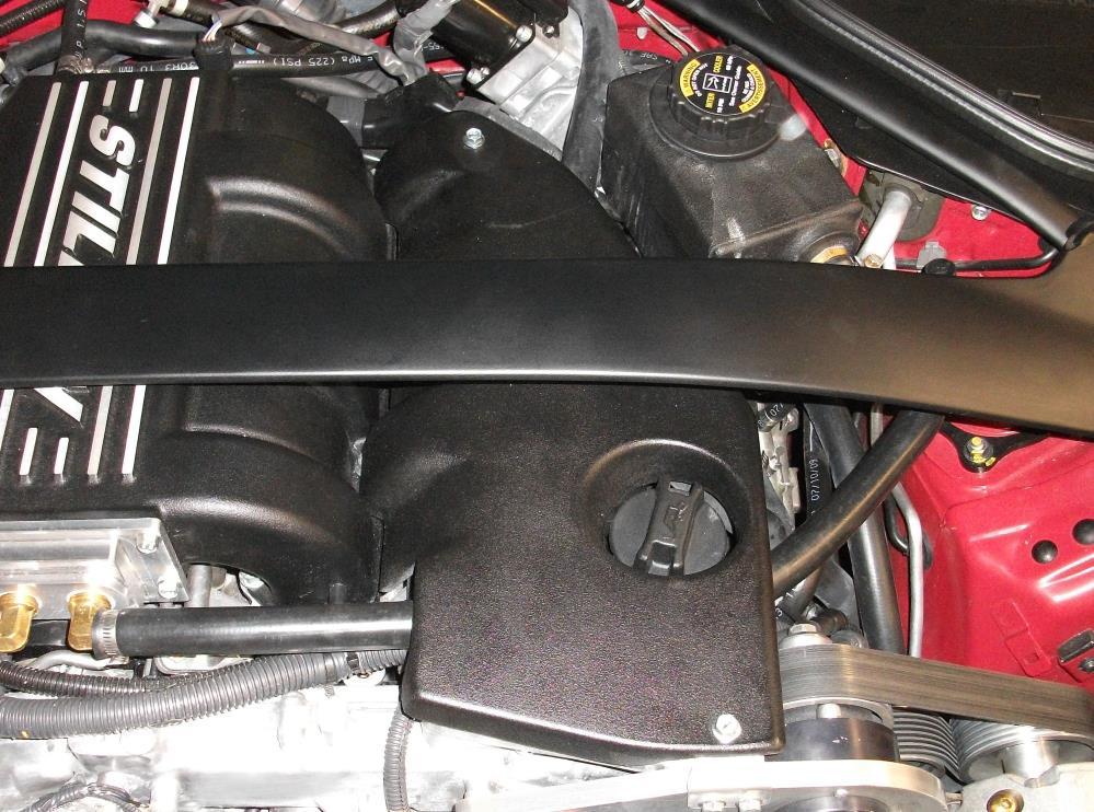 2. Once installed you will install the engine cover using