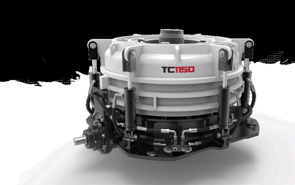 With their advanced hydraulics for setting adjustments and automatic hydraulic overload protection and reset, Terex TC Cone s provide excellent reduction and product cubicity for the production of